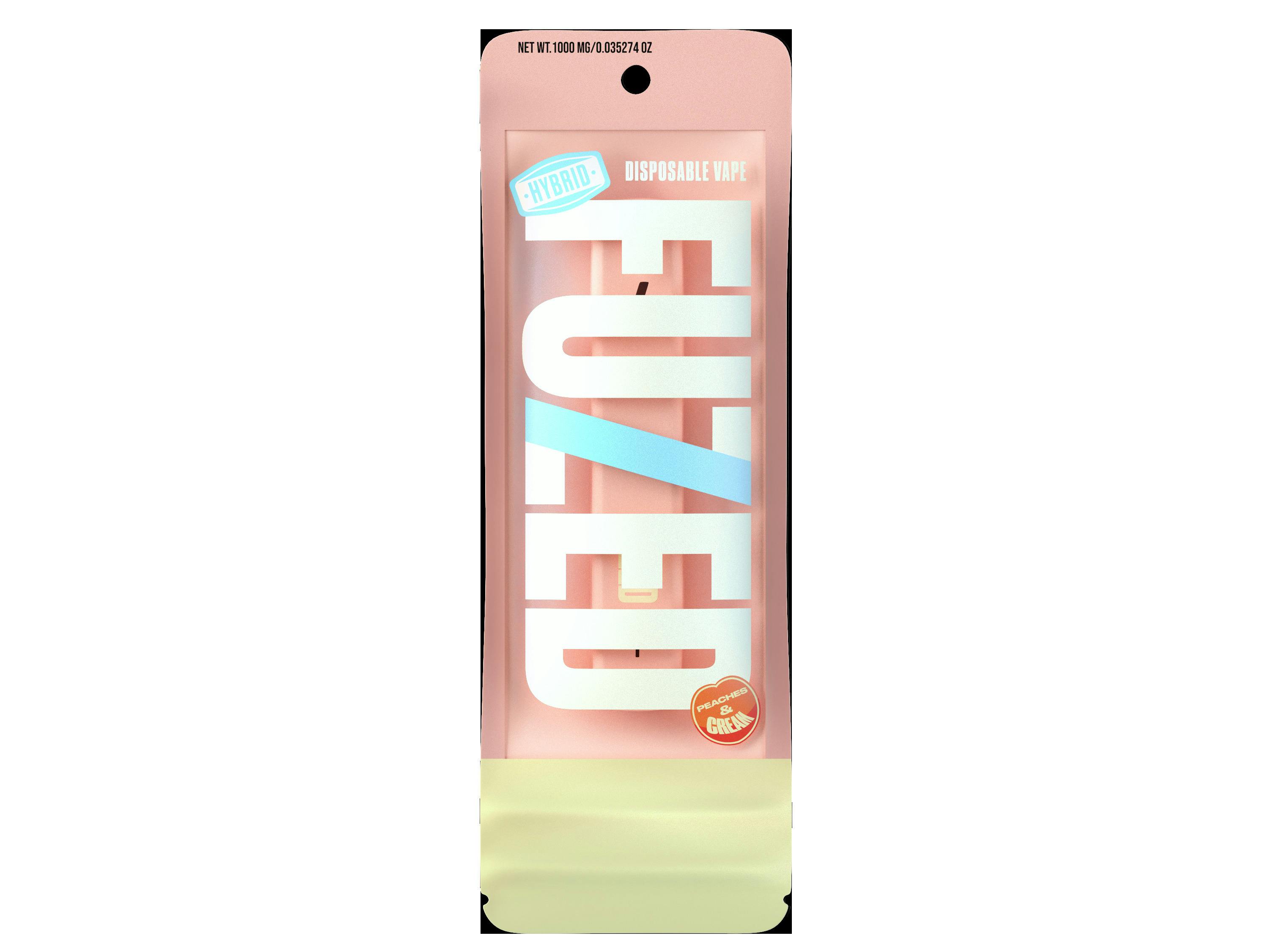 Fuzed | Peaches & Cream | .98g Disposable Vape