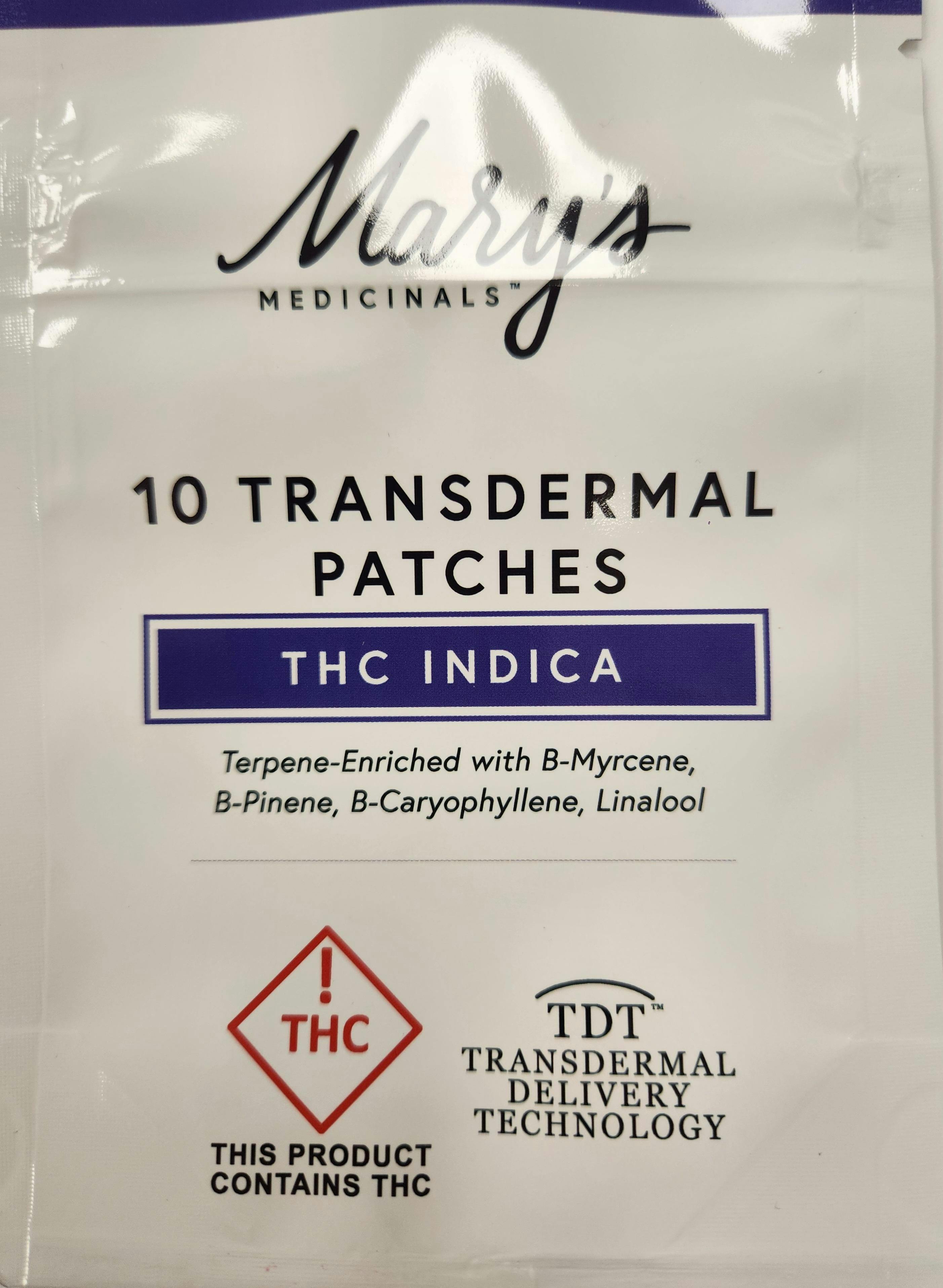 Mary's Medicinals | Indica 10pk | 20mg Transdermal Patch