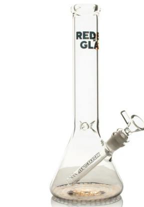 Red Eye Glass 12" Beaker Base Bong Multiple Colours