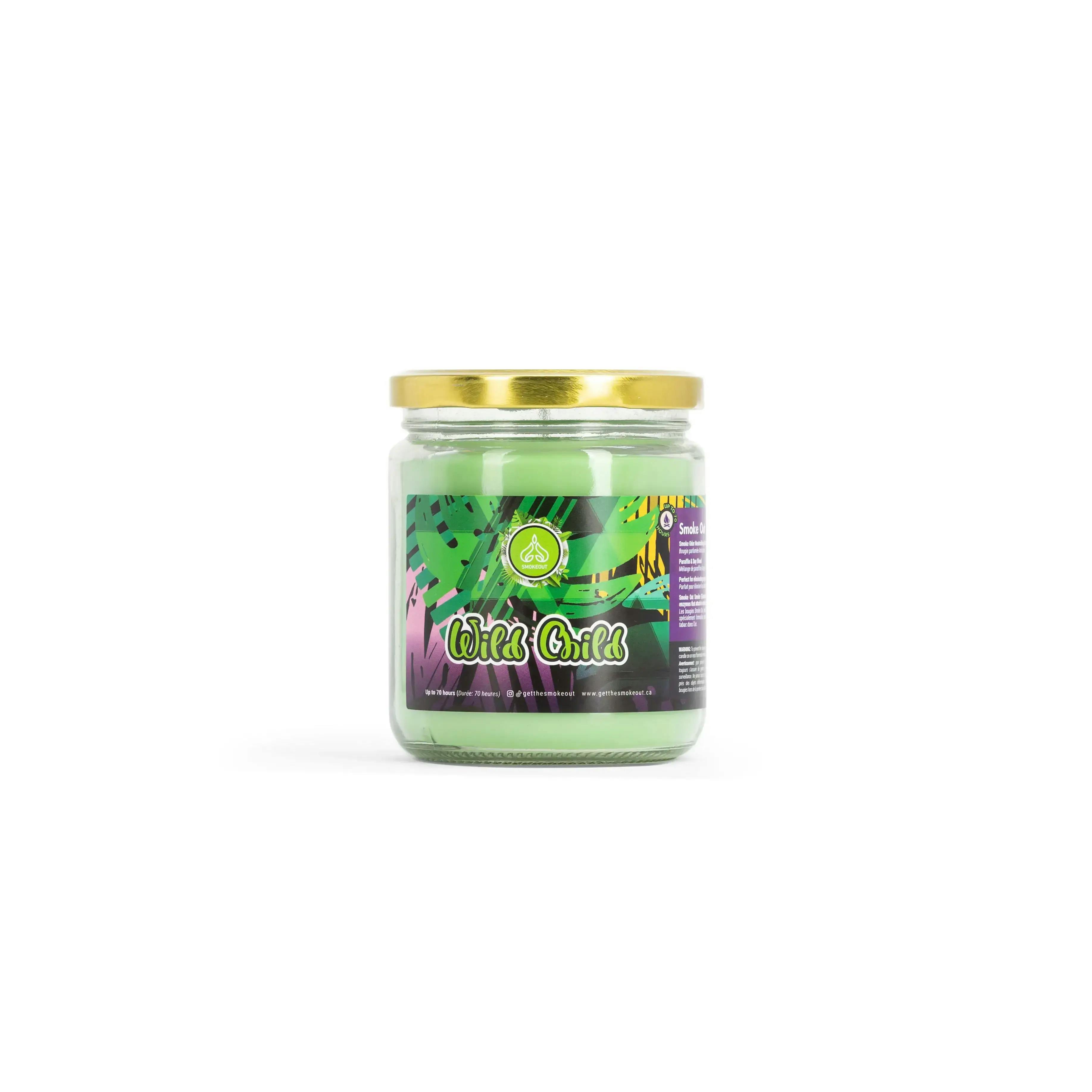 Smoke Out odour eliminating candle Wild Child