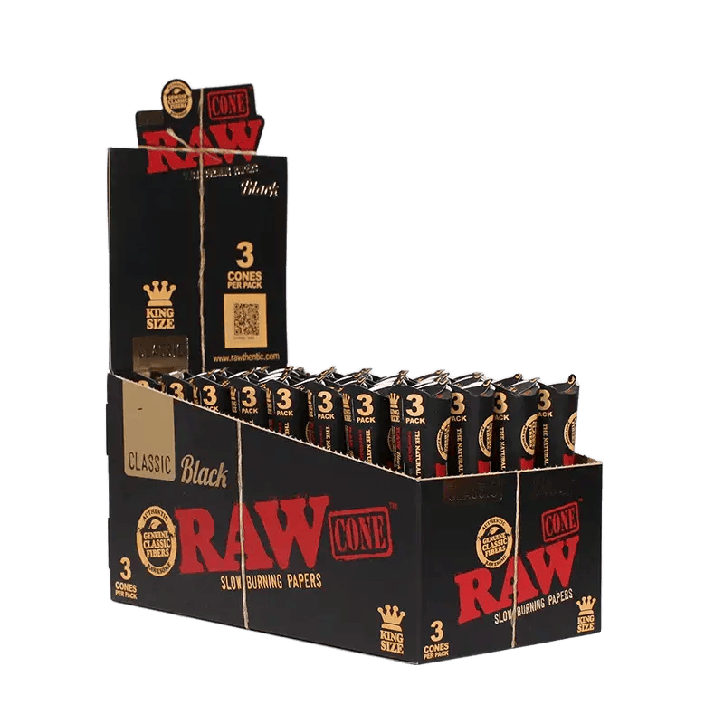 Raw Black Cones 3pack