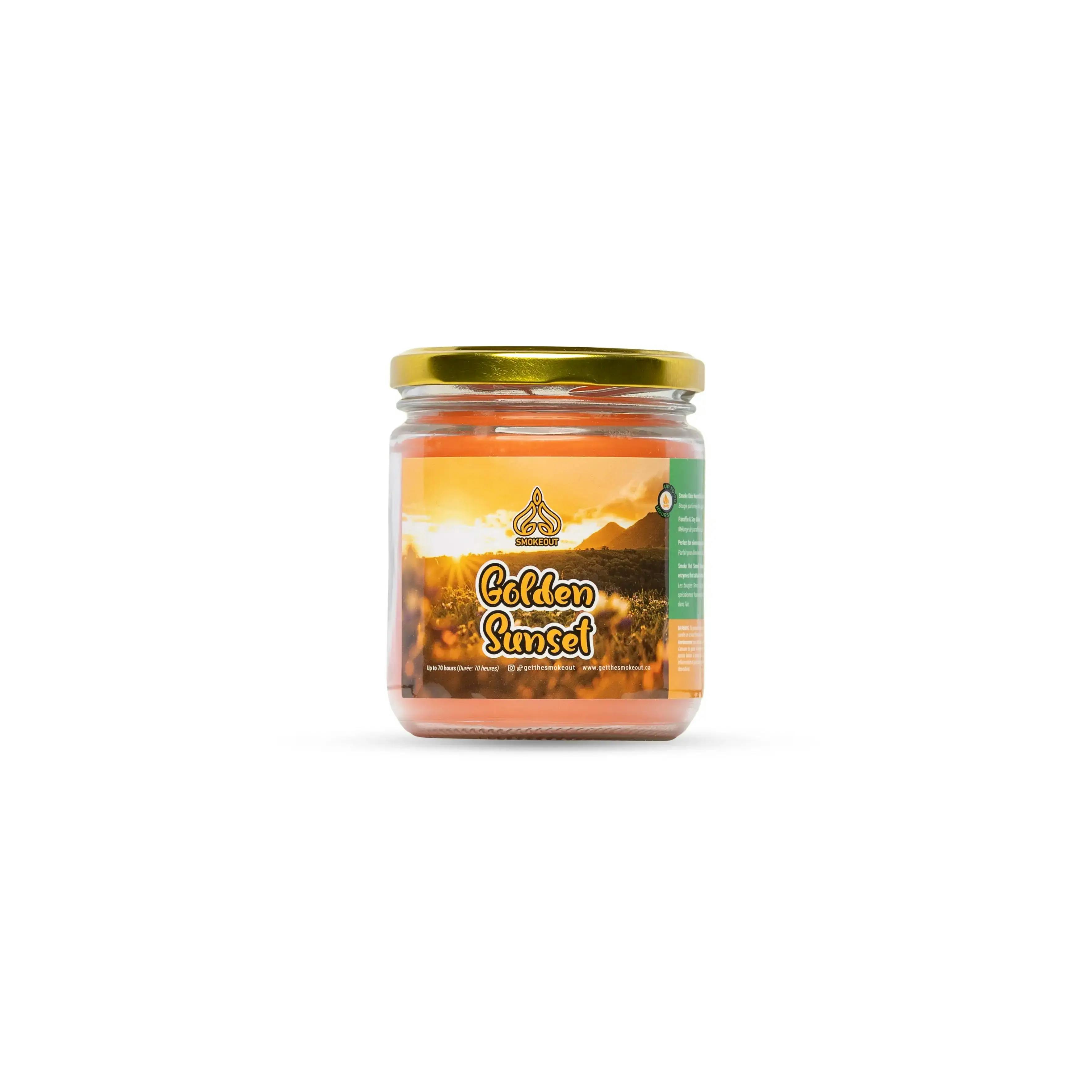 Smoke Out Odour eliminating candle Golden Sunset