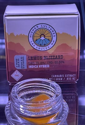 Higher Culture- 1G Lemon Blizzard Live Sugar