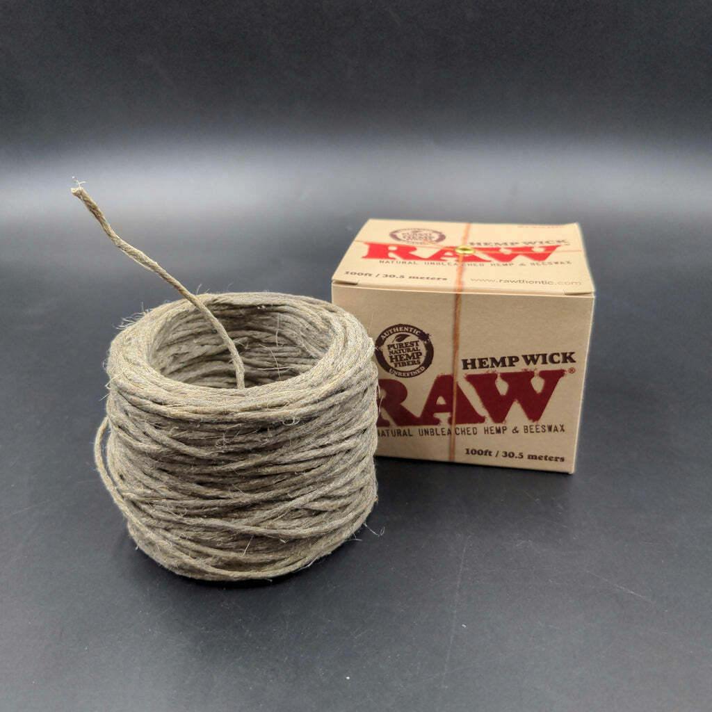 Raw Hemp Wick 100ft