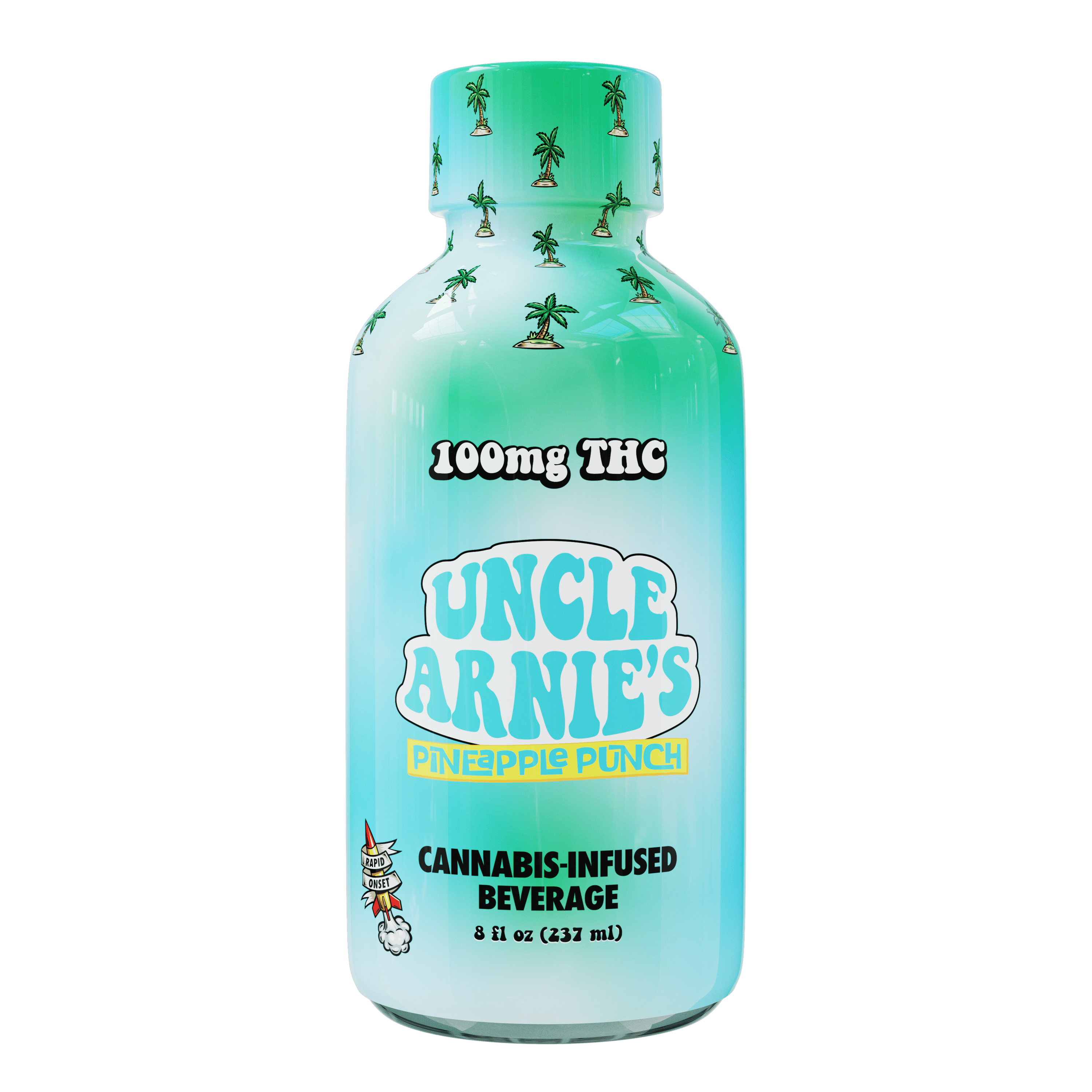 Uncle Arnie's Pineapple Punch 100mg 237mL