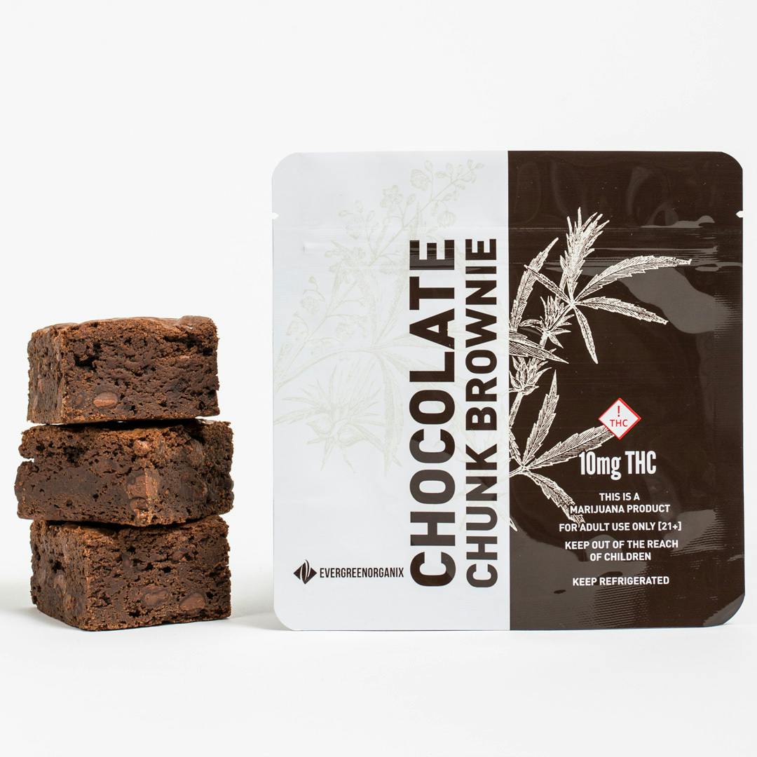 Evergreen Brownie Chocolate Chunk 100mg 10pc