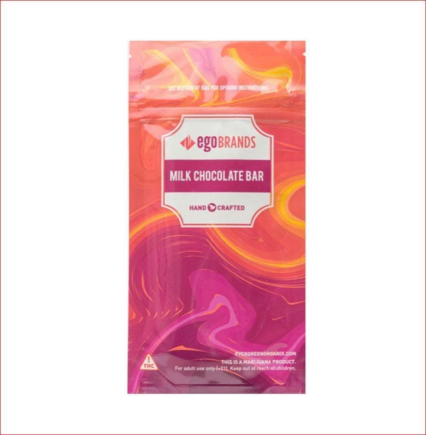 Evergreen Milk Chocolate Bar 500mg 10pc (Medical Only)