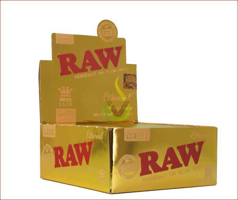 Raw Classic Ethereal King Size Thin Rolling Paper 32pk