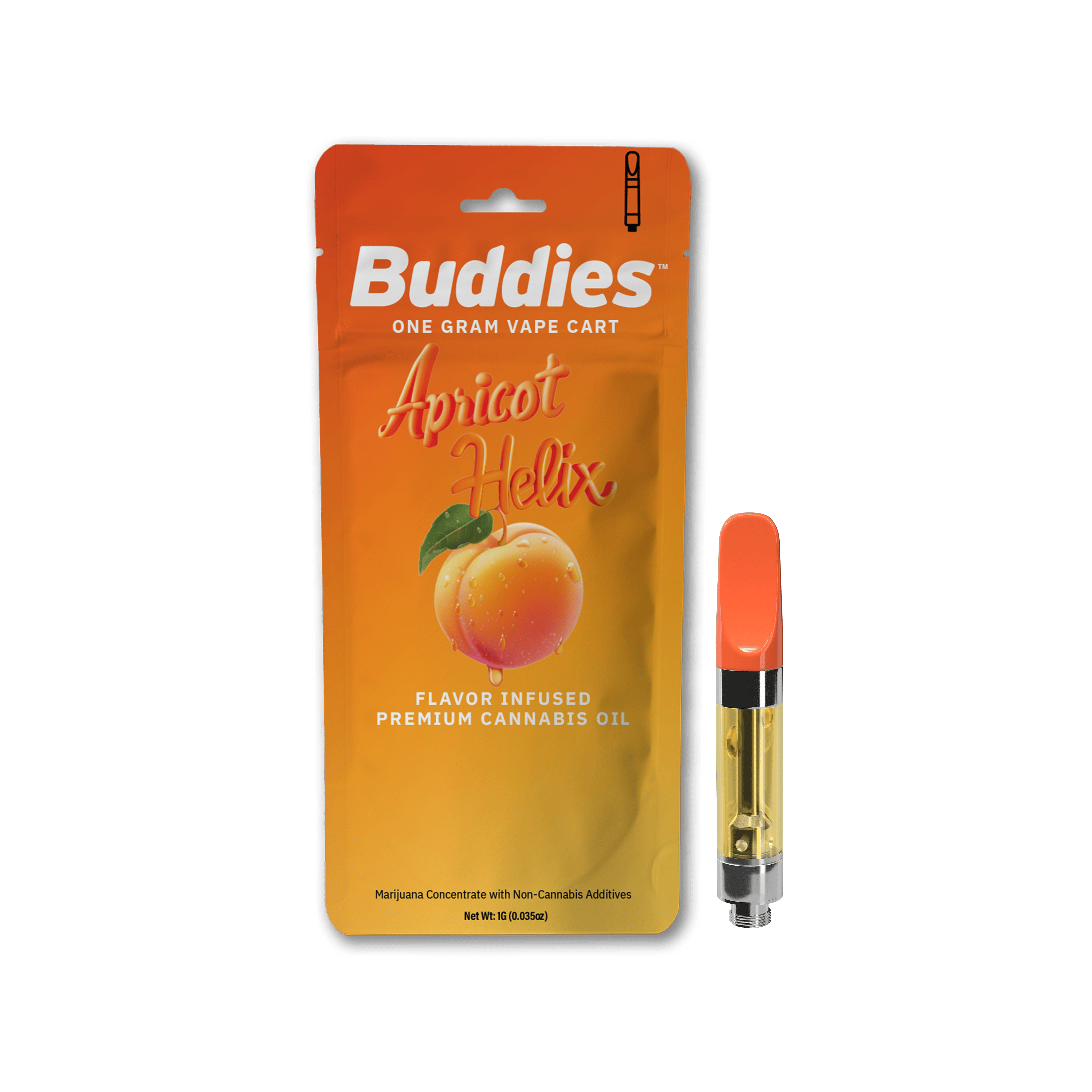 Buddies Apricot Helix Cart 1g