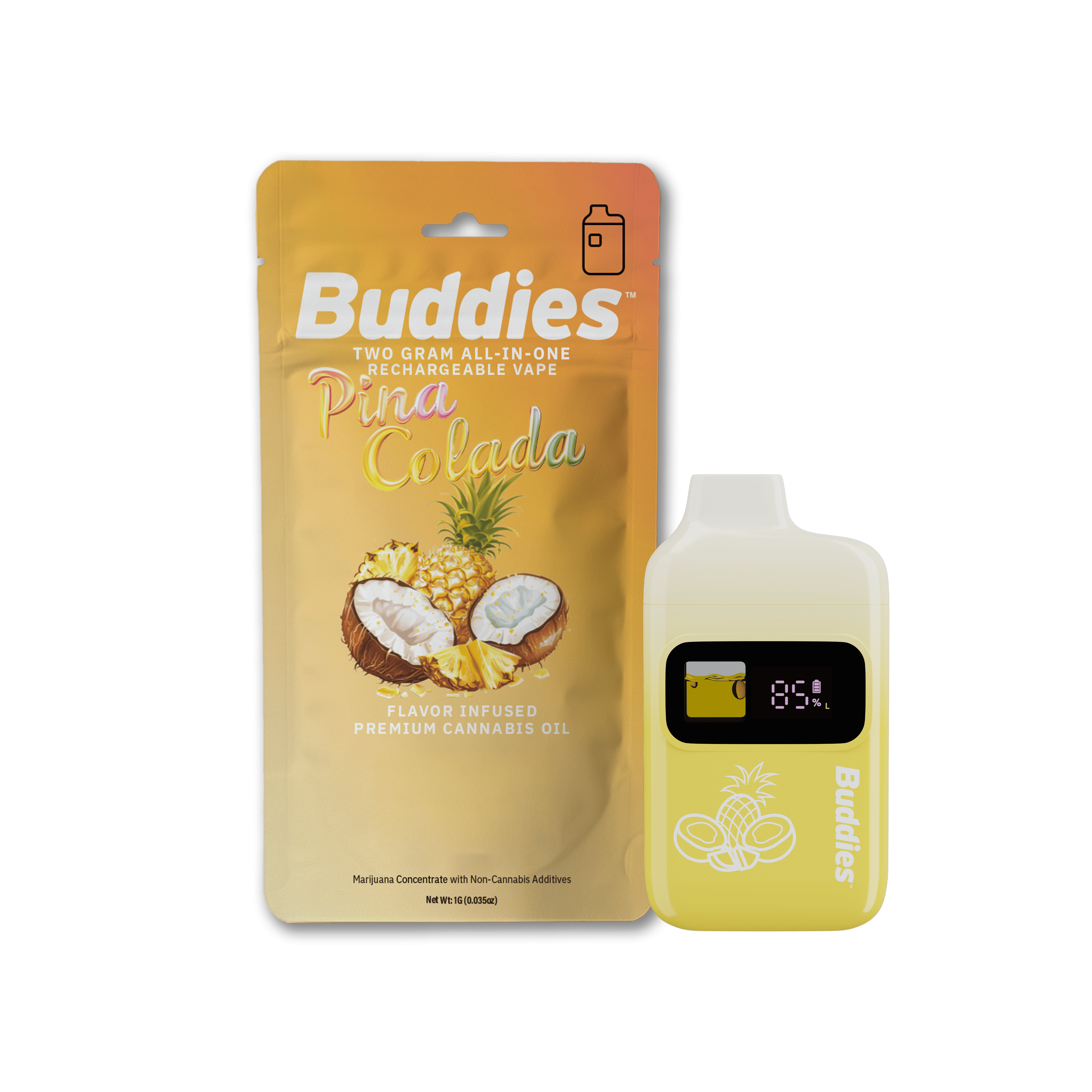 Buddies Pina Colada Disp 1g