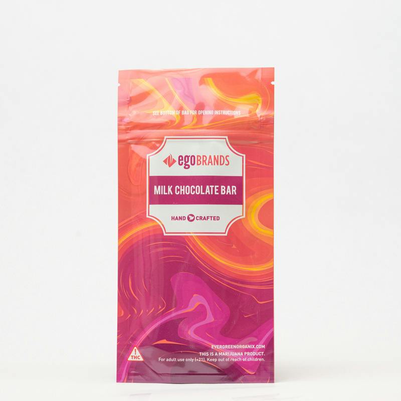 Evergreen Milk Chocolate Bar 100mg 10pc