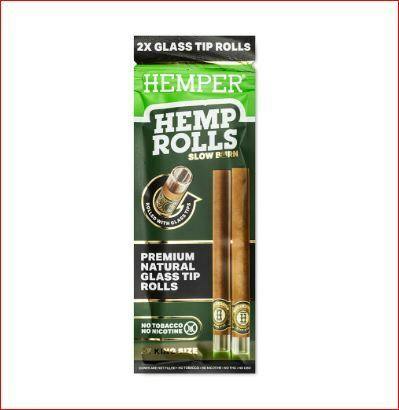 Hemper Hemp Rolls King Size Natural 2pk