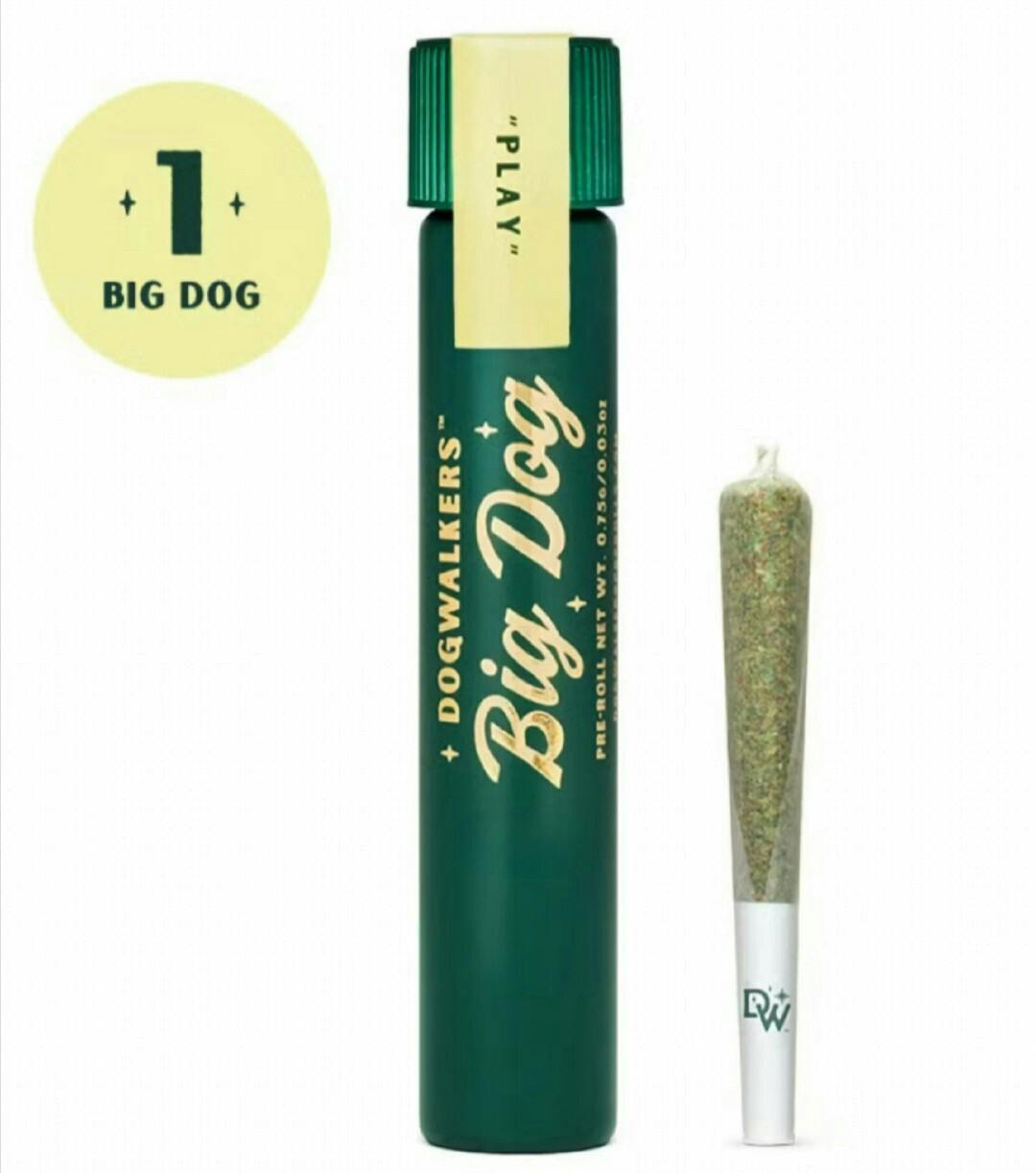 Dog Walkers Big Dog Granny Candy "Play" Preroll 1g