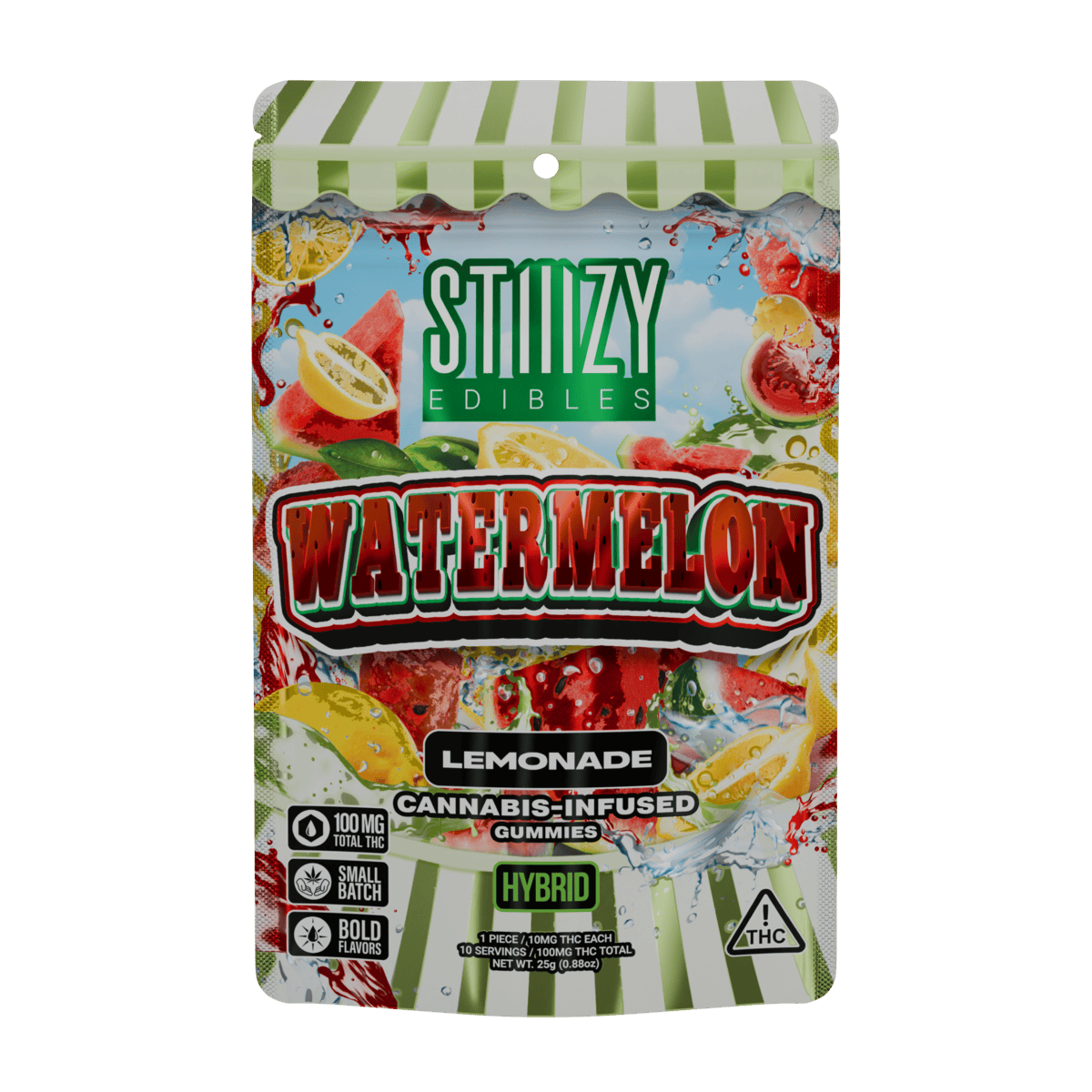 Stiiizy Gummy Watermelon Lemonade 100mg 10pk