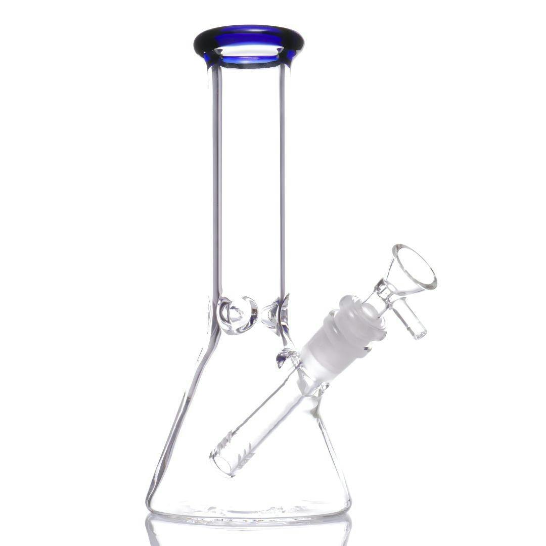 Color Rim Beaker 8" Water Pipe