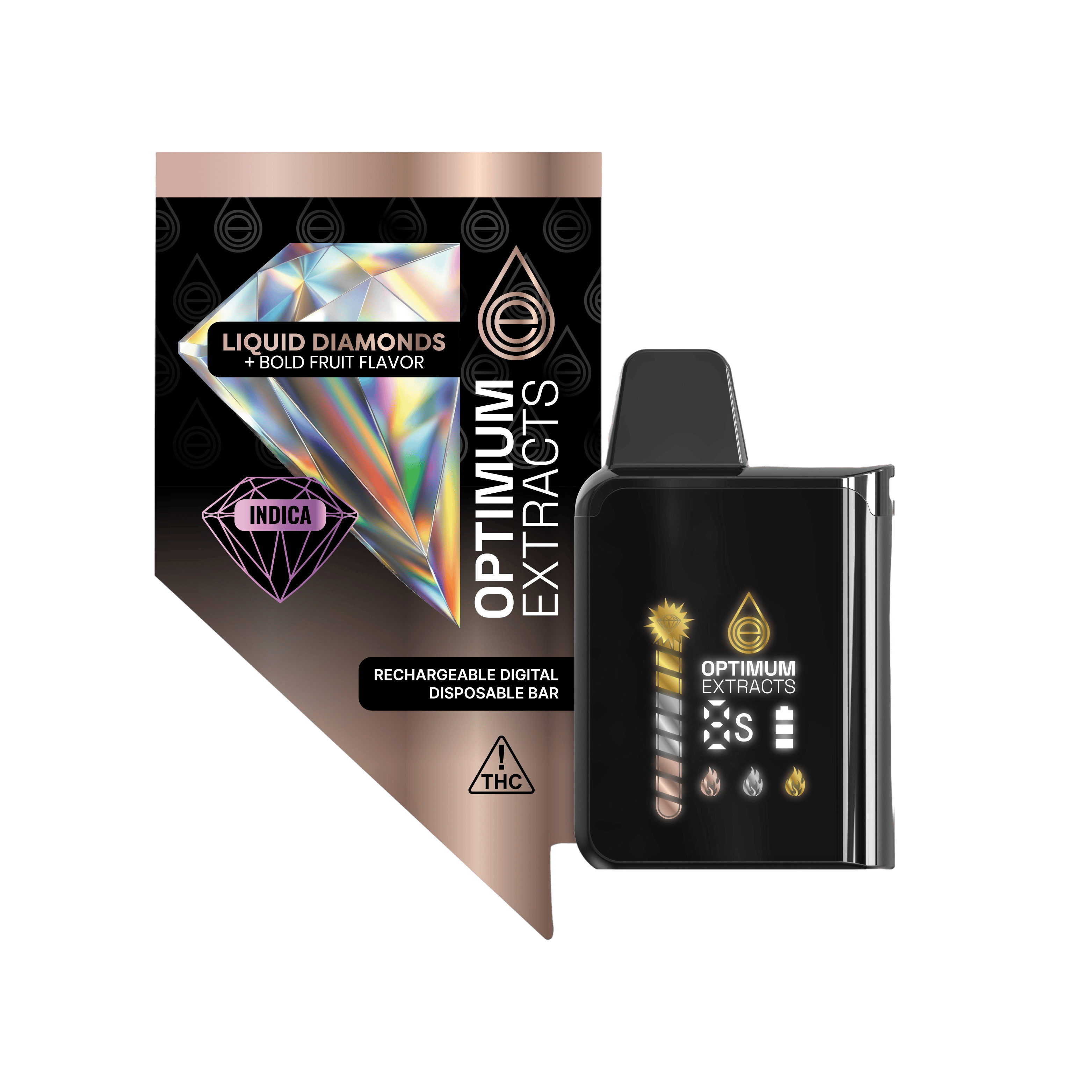 Optimum Extracts Blackberry Crumble Kush Liquid Diamonds Disp 1g