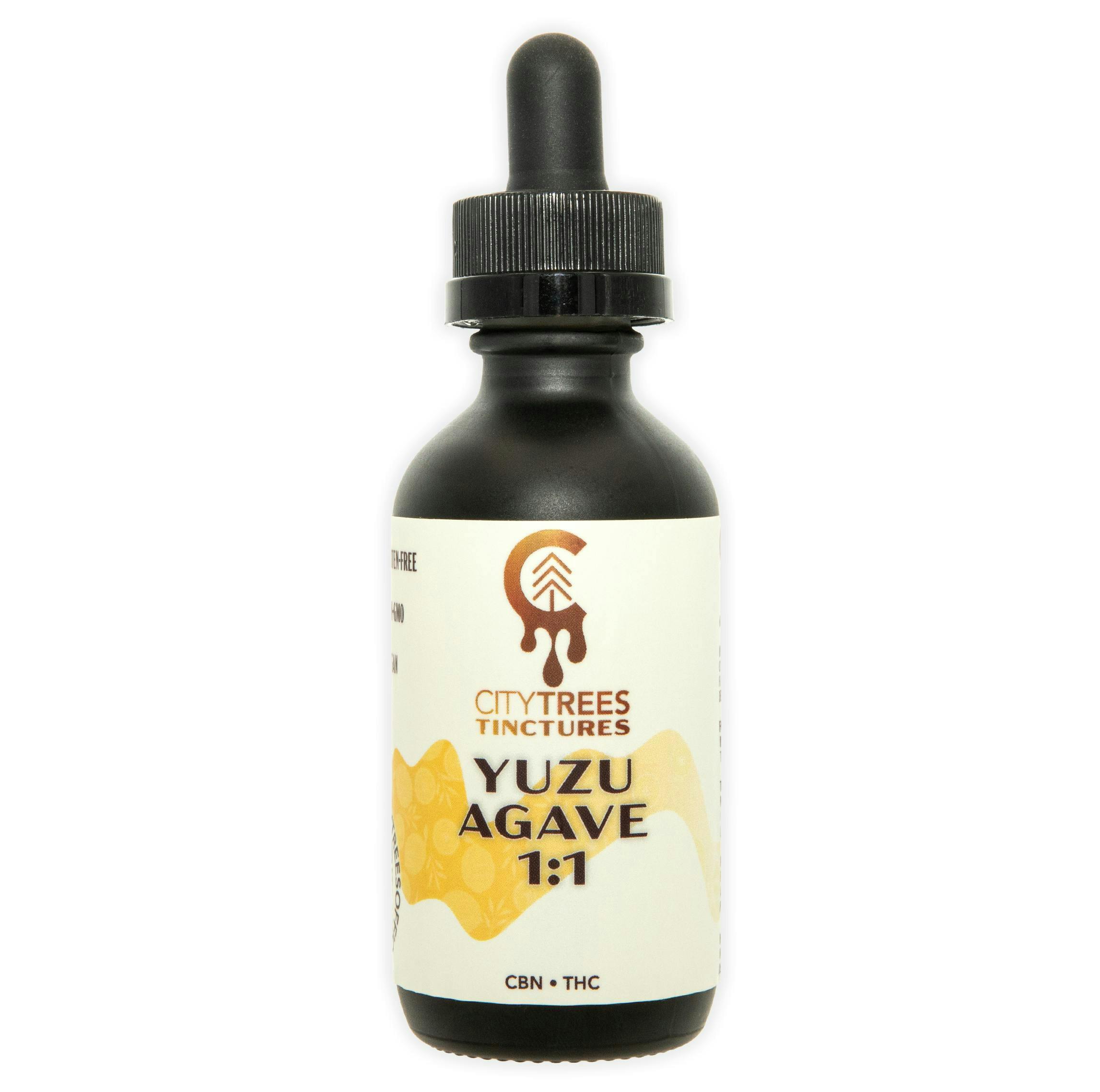 CityTrees Yuzu Agave 1:1 CBN:THC Tincture 250mg 60mL
