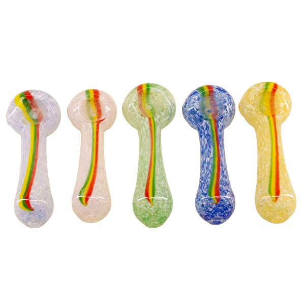 Pipe 4" Rasta Line Dotted