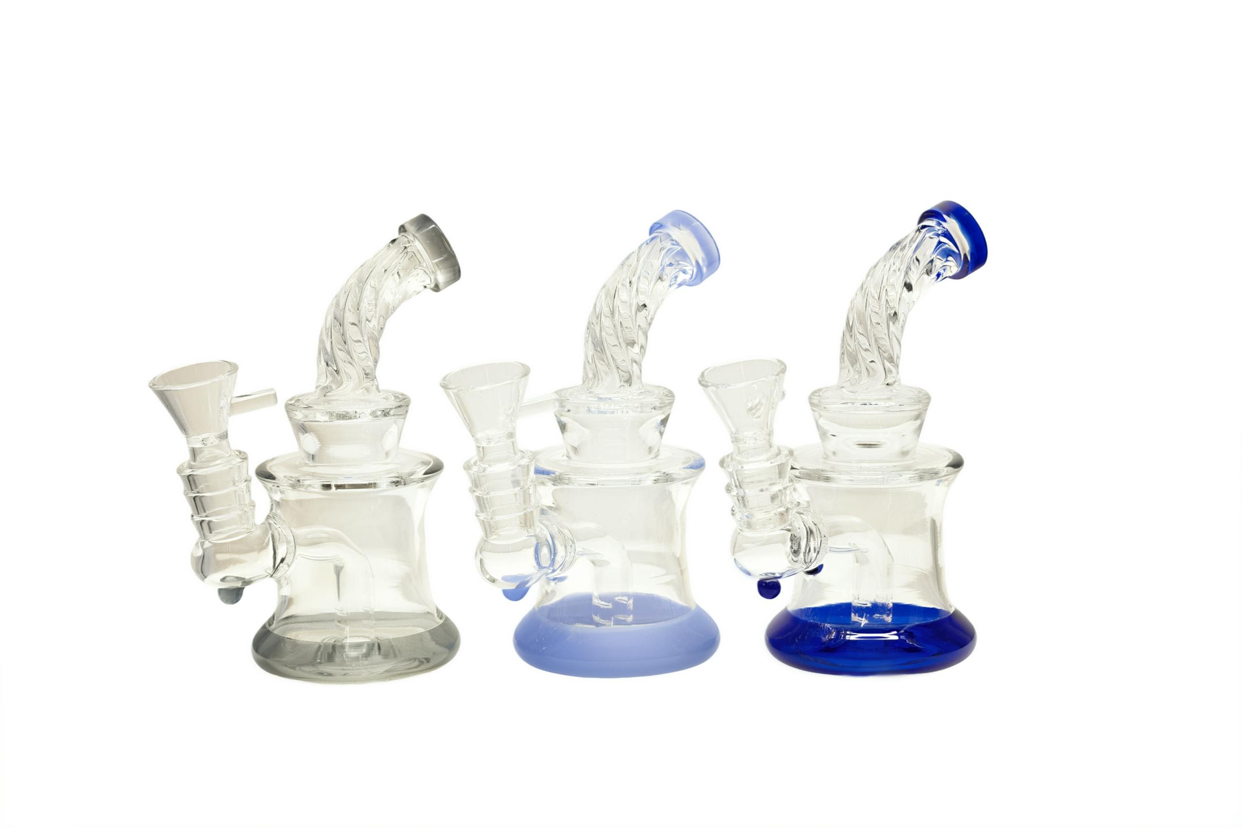 Water Pipe 5" Color Tip and Base