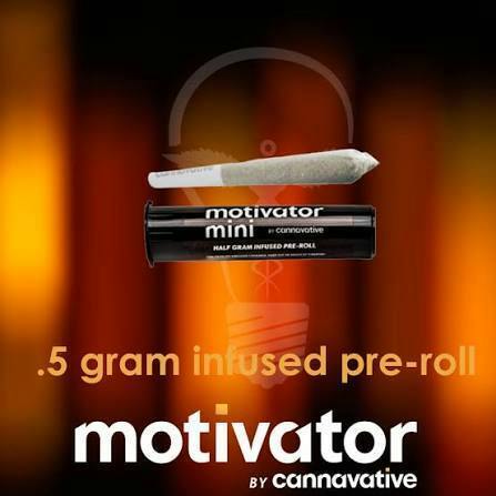 Cannavative Mini Motivator Purple Starfruit Infused Preroll .5g