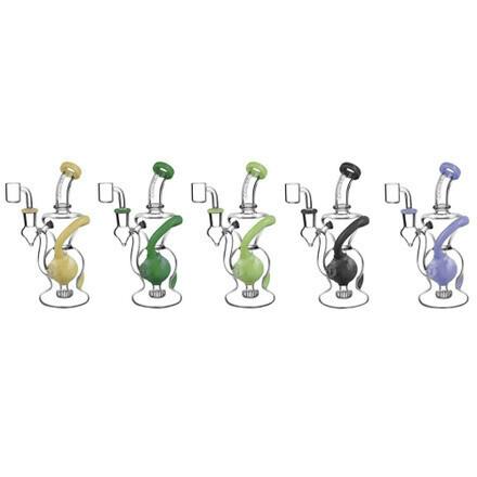 Pulsar 8.5" Solid ball recycler rig w/ banger