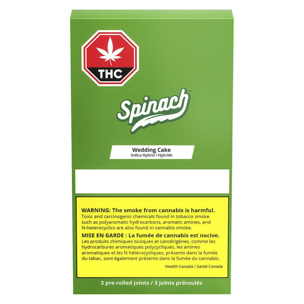 Spinach - Wedding Cake Pre-Roll - 1x1g