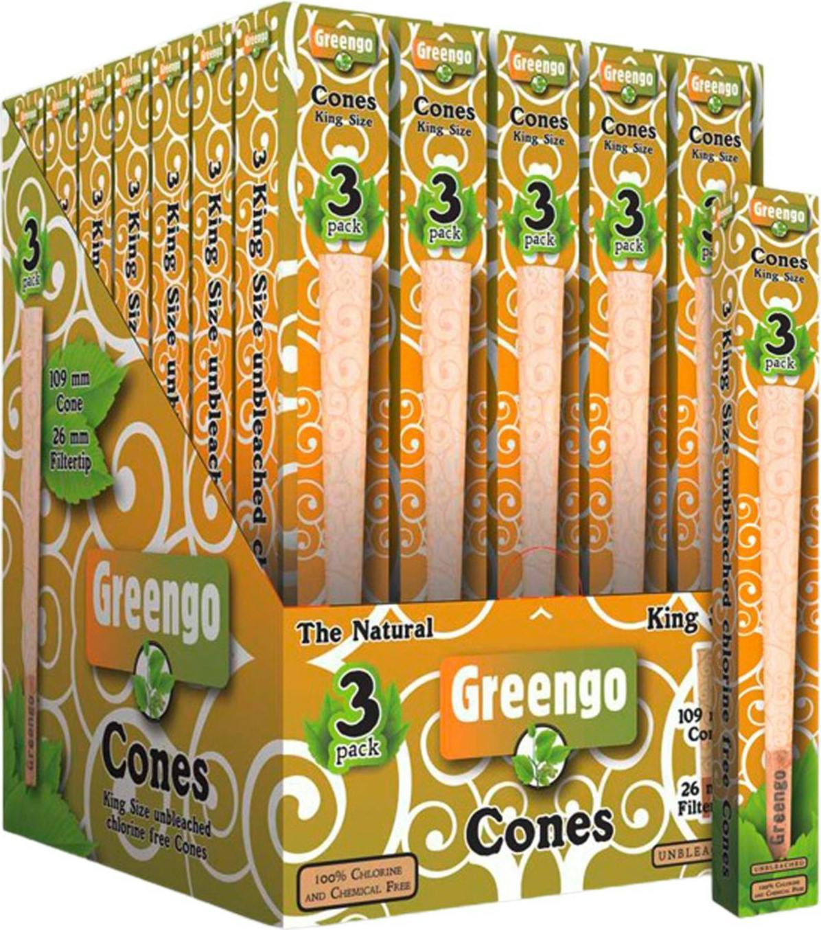 Greengo - King size slim cones