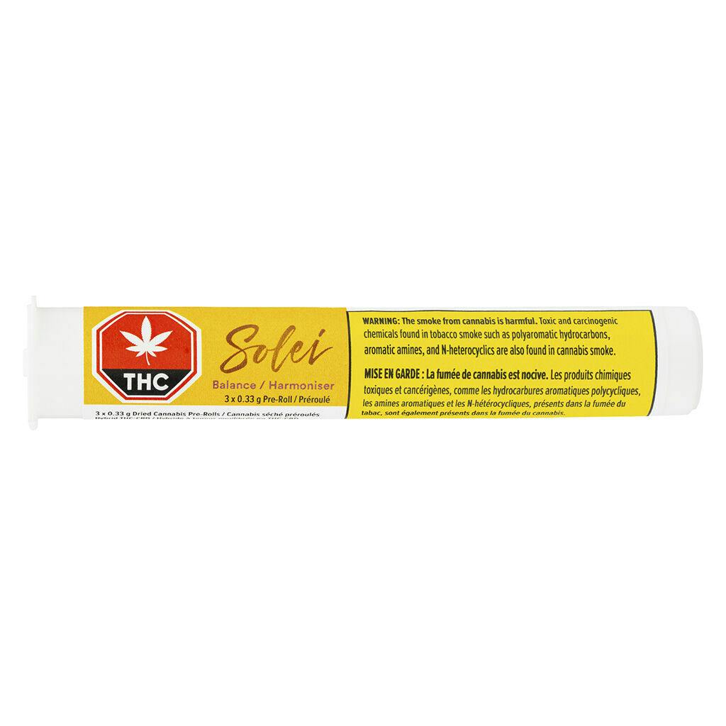 Solei - Balance Pre-Roll - 3x0.33g