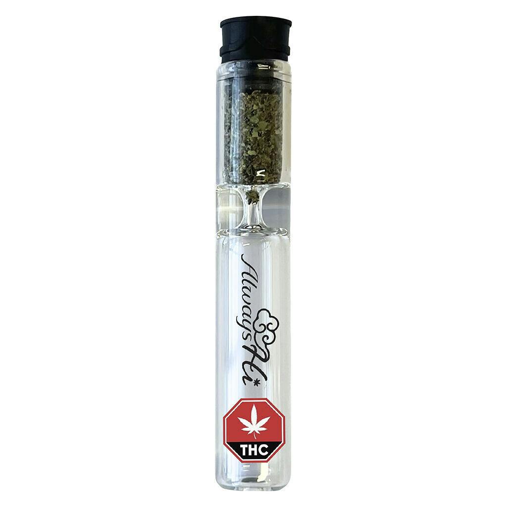 Always Hi - THC Hybrid Glass Pipe Pre-Roll - 1x0.5g