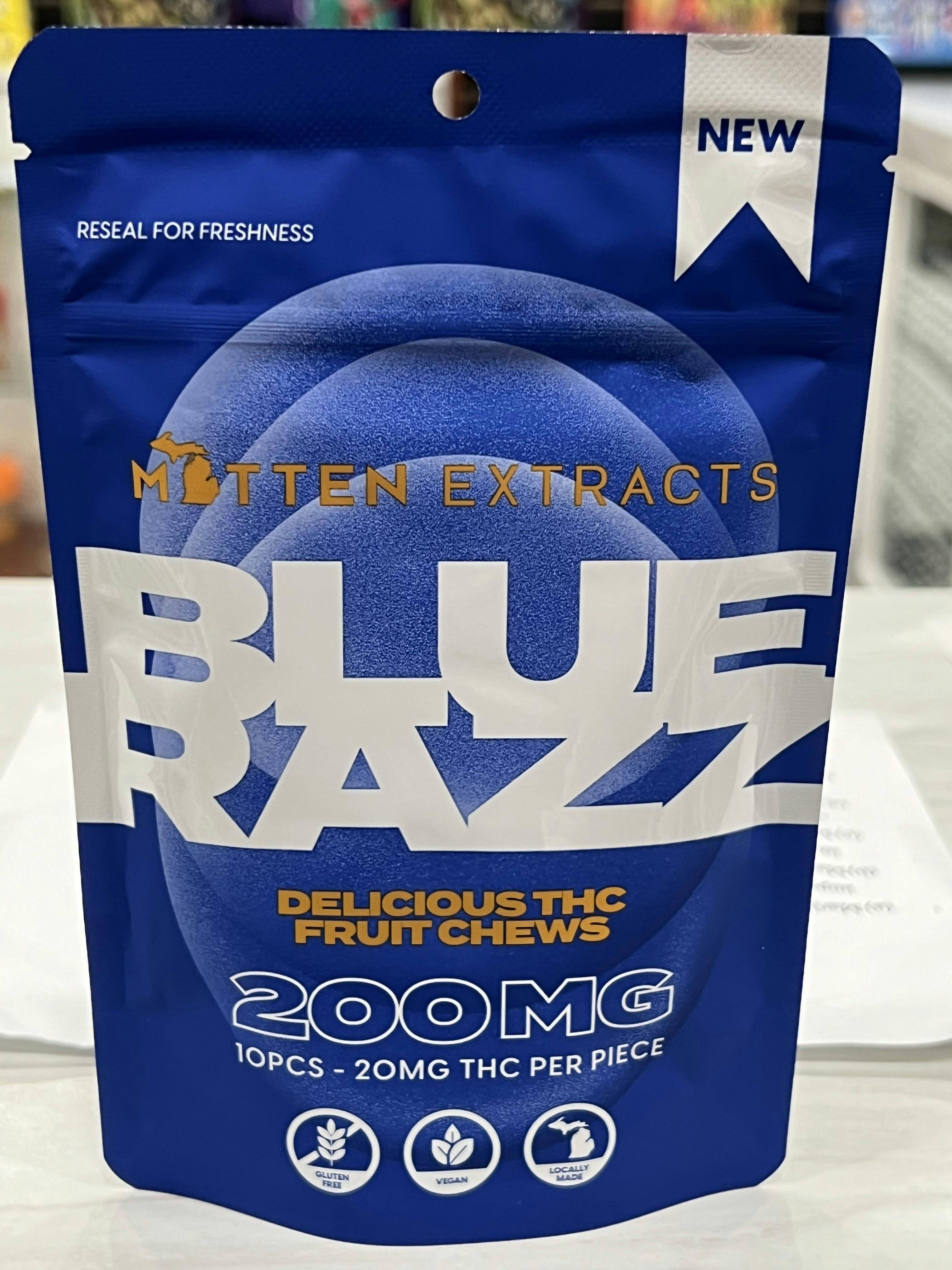 Mitten Extracts Blue Raz Gummies