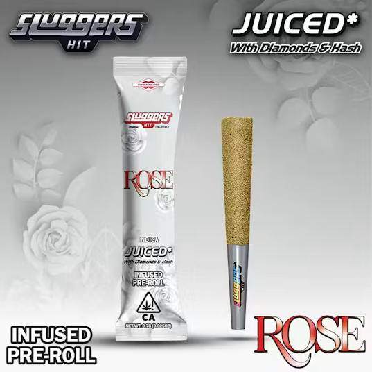 Sluggers | Infused Preroll | Rose | 0.7g