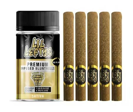 Lil Leftys | Infused Mini Blunts | Banana Creme Pie | 5pk 6.5g
