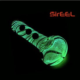 5" SirEEL Glow in the Dark Knuckle Pipe