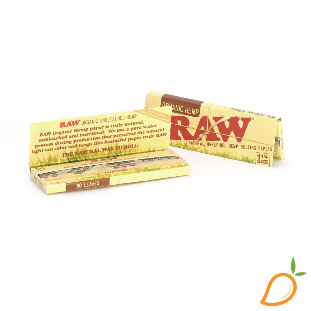 Single Wide Organic Rolling Papers RAW