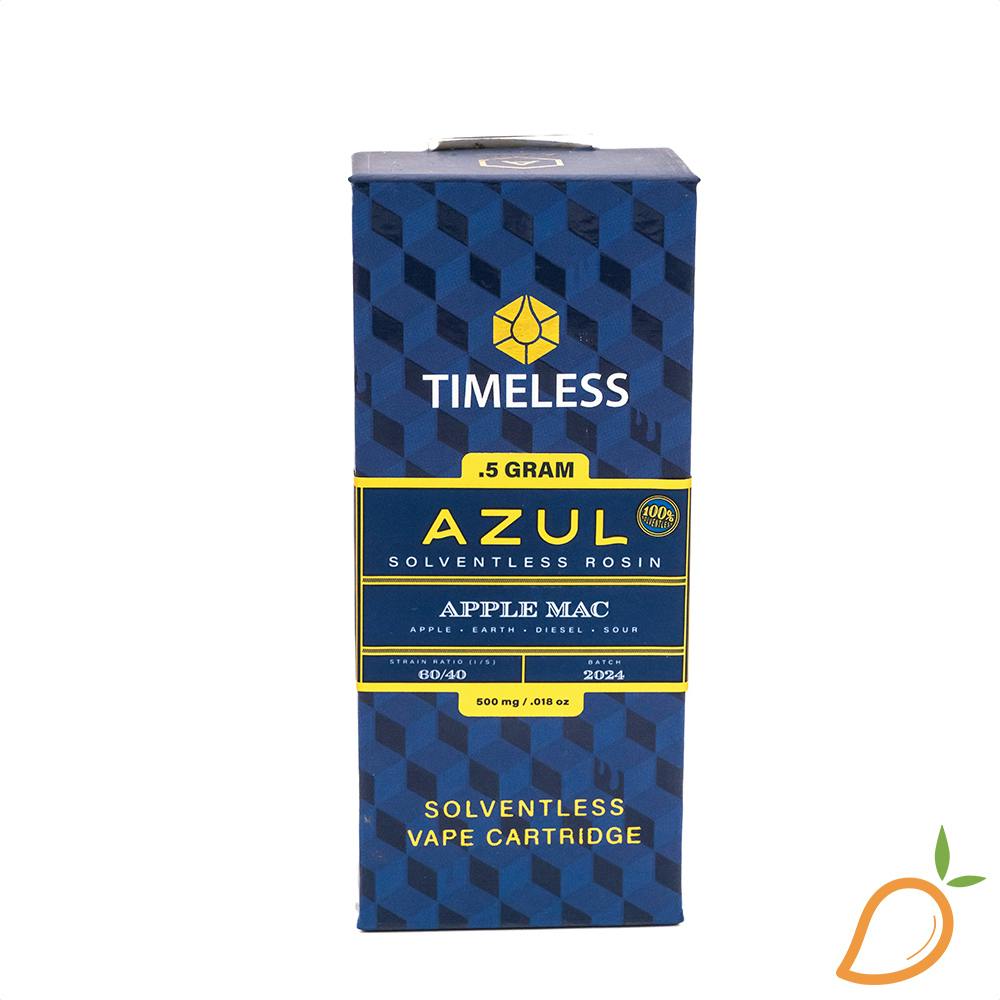 0.5g Rainbow Octane Live Rosin Vape Timeless Azul
