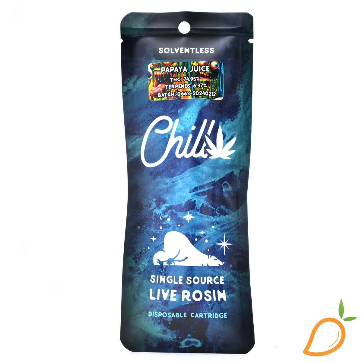 0.5g Mystik Mintz Live Rosin Disposable Vape Chill