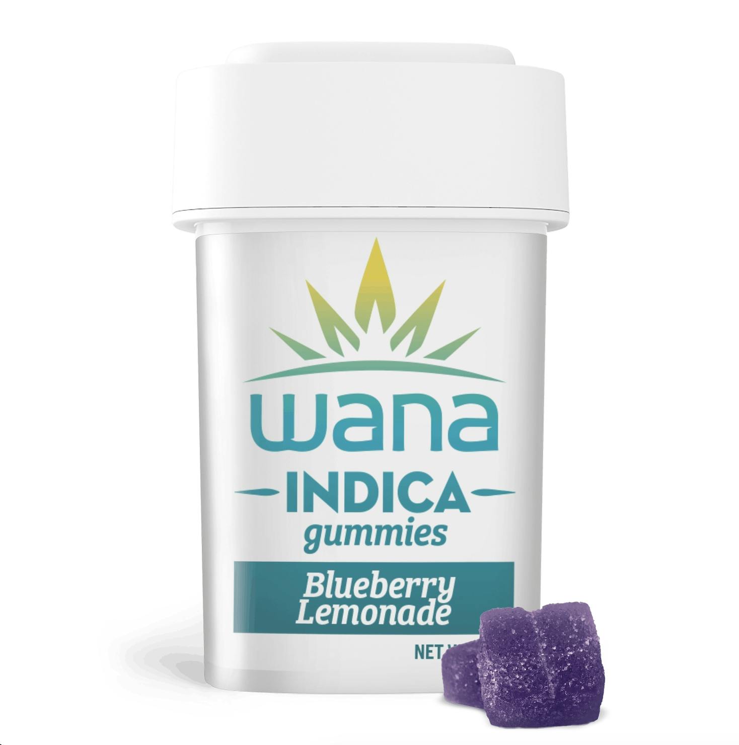 Wana - Gummies - Blueberry Lemonade - Indica - 1000mg