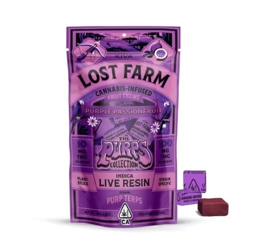 Lost Farm Purple Passionfruit X Purp Terp Chews
