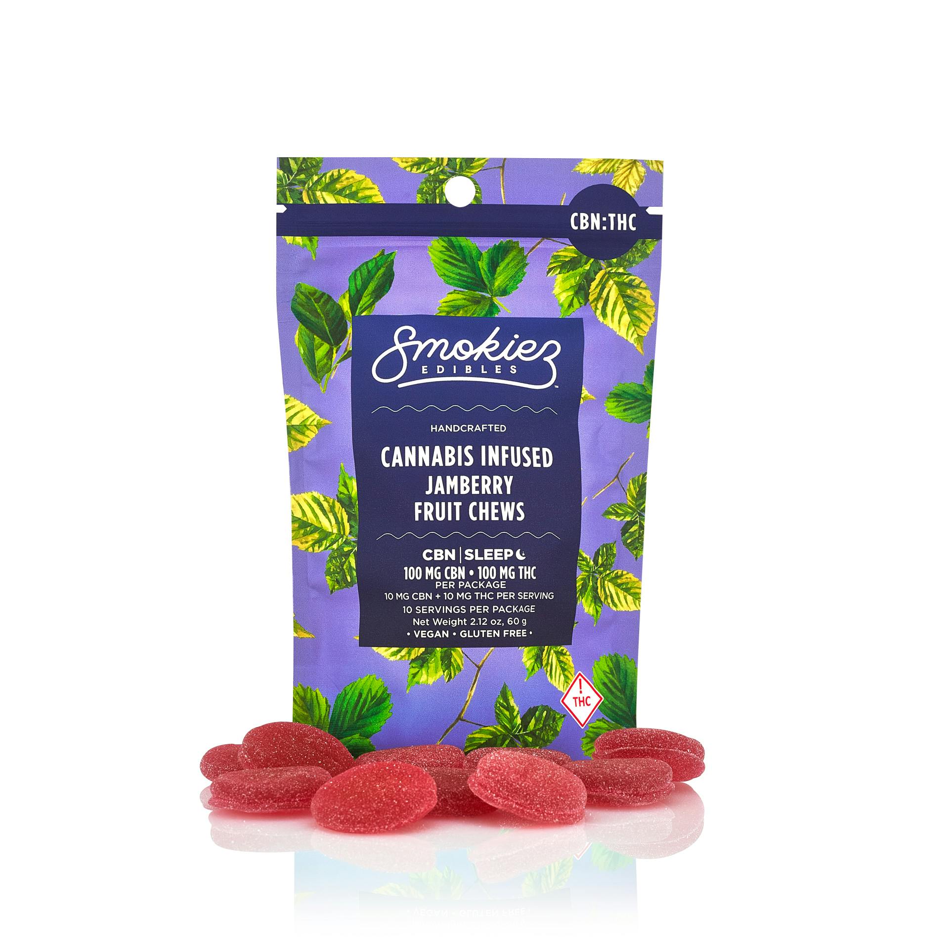 Ratioed Jamberry Fruit Chew 100mg (10-Pack | 10mg Each)