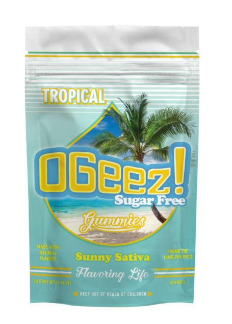 Sugar-Free Tropical Gummies 100mg (10-Pack | 10mg Each)