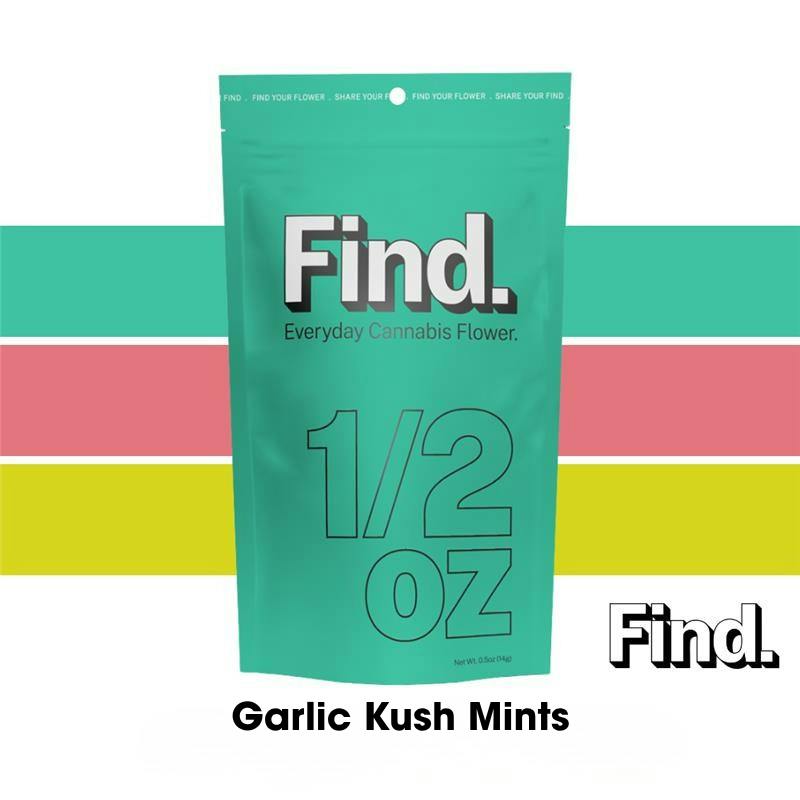 Find. Garlic Kush Mints Whole Flower 14g