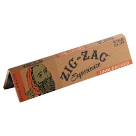 Zig-Zag | Unbleached Rolling Papers | King Slim - 32pk