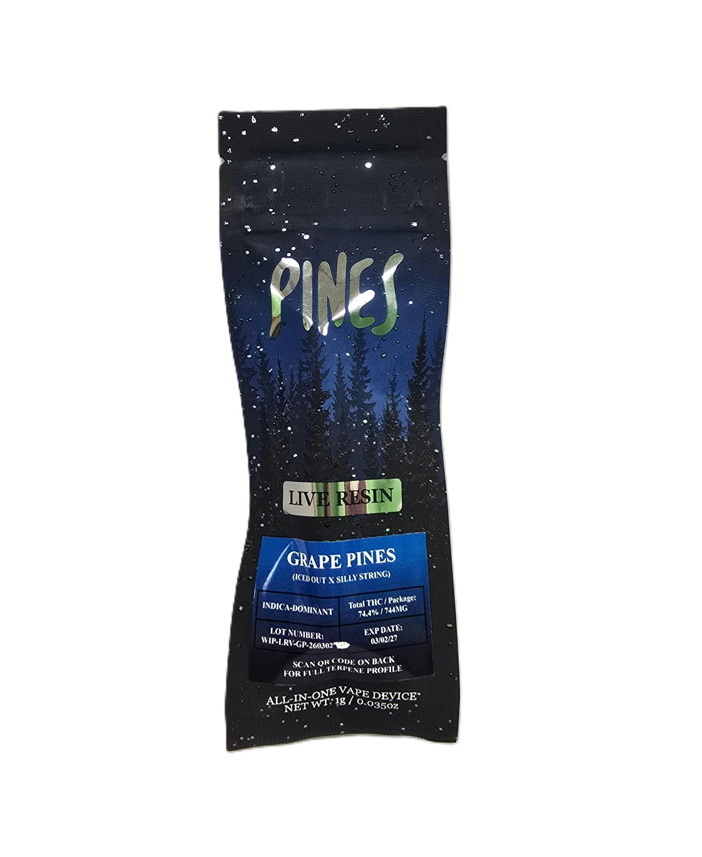 PINES | 1g | Live Resin | Grape Pines