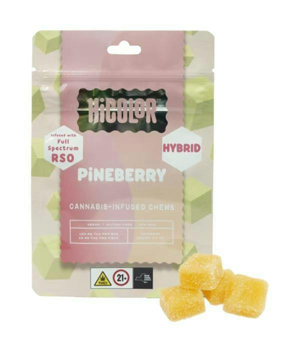 HiCOLOR | RSO Gummies - Pineberry at Yeti Greenery