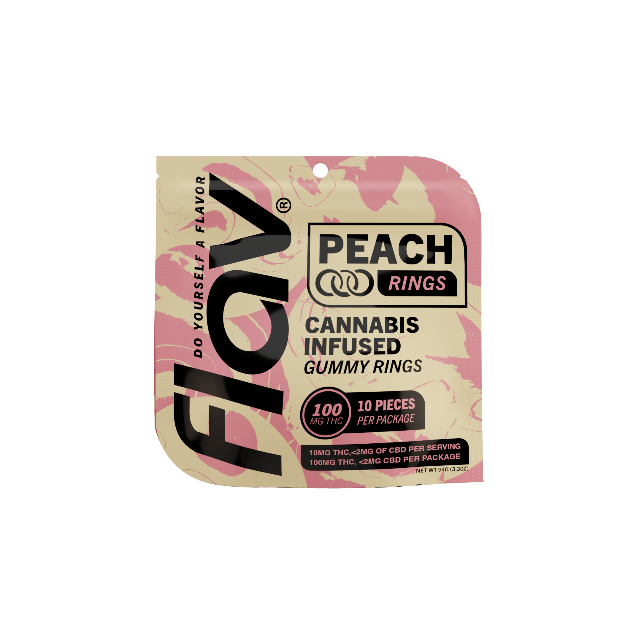 Edibles | FLAV | 100mg | Peach Rings at Yeti Greenery