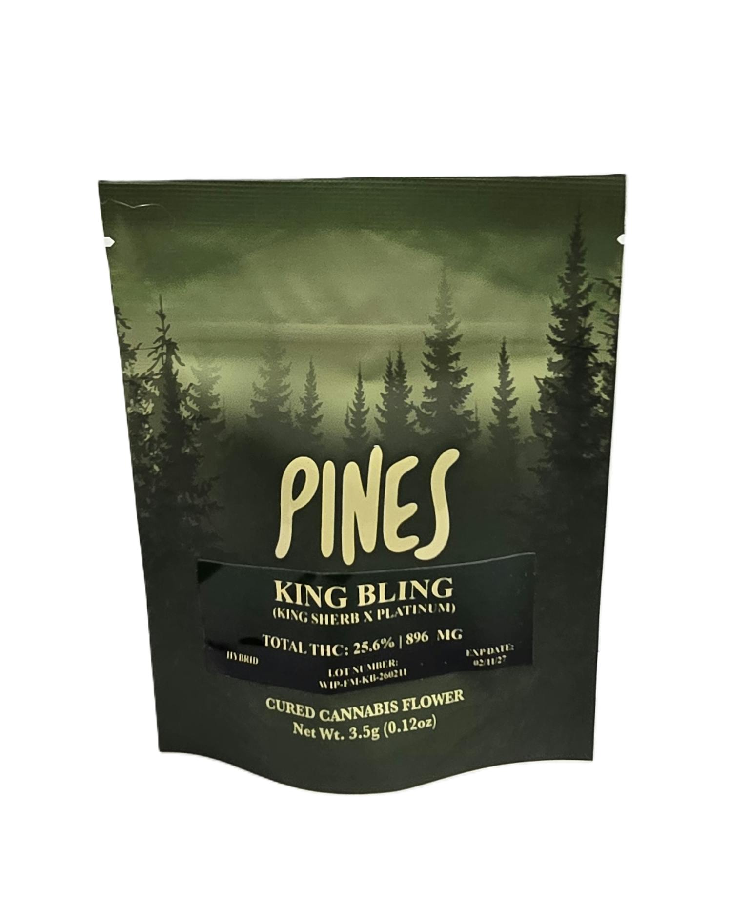 Pines | 3.5g | King Bling at Yeti Greenery