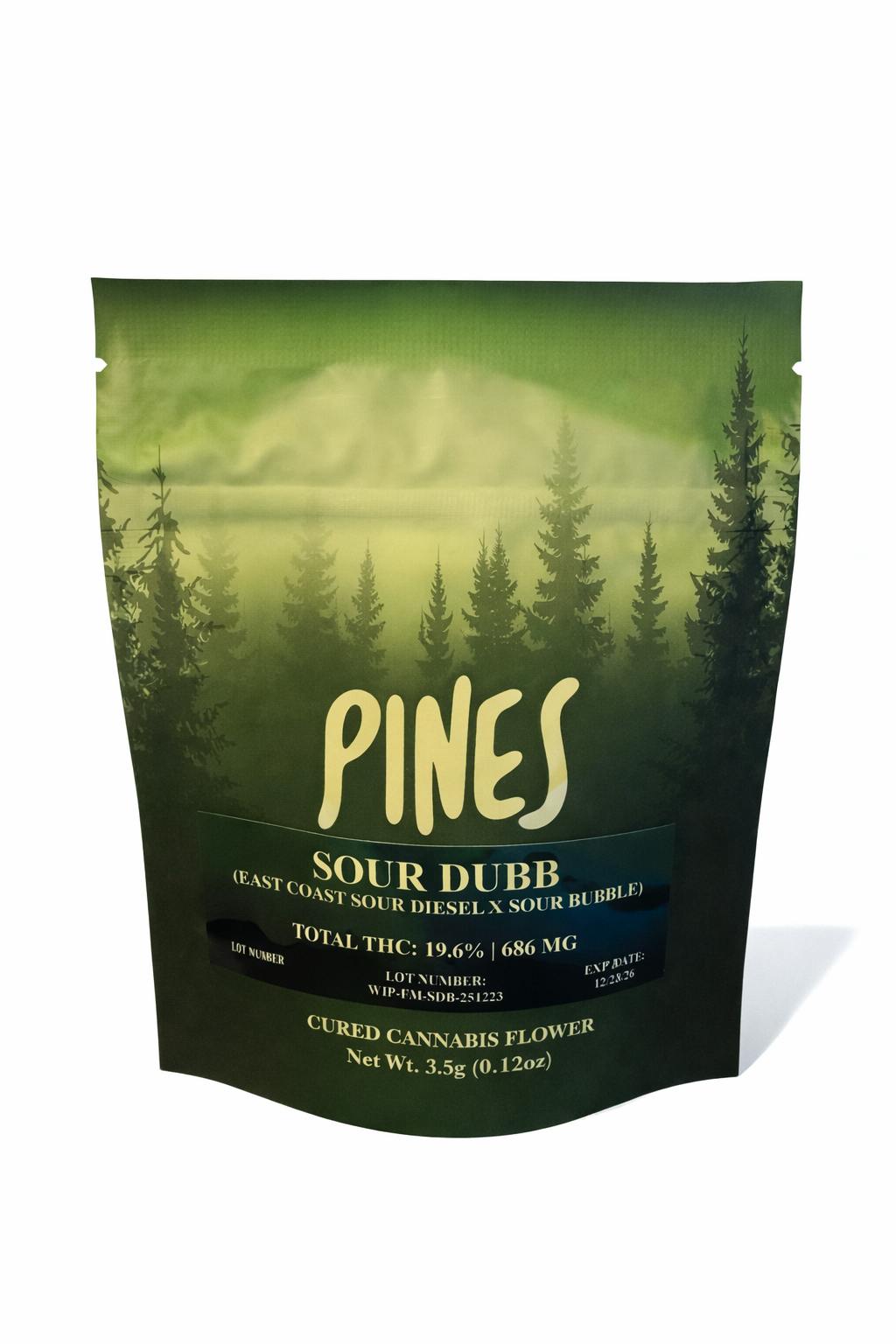Pines | 3.5g | Sour Dubb at Yeti Greenery