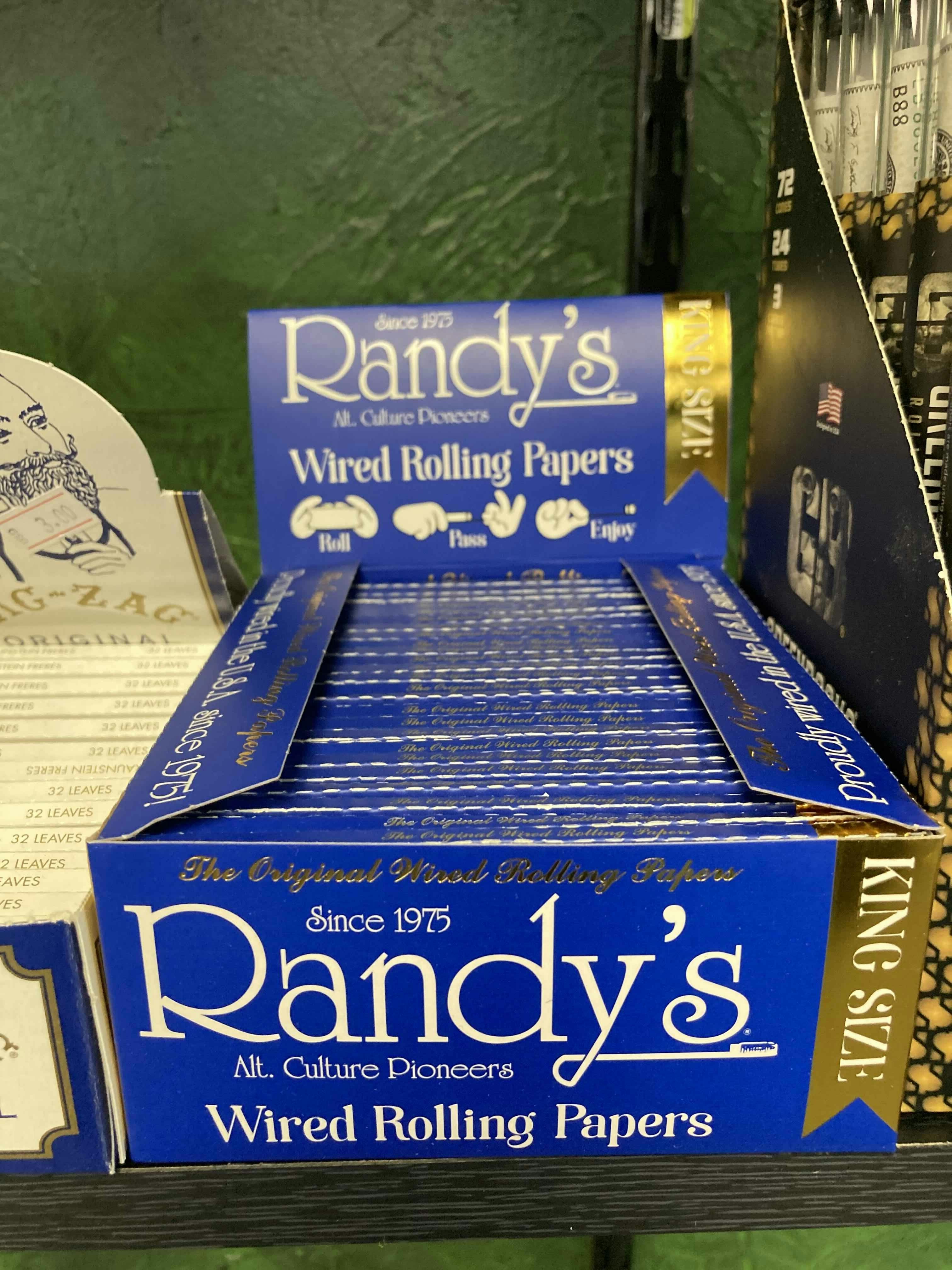 Randys king sized wired paper