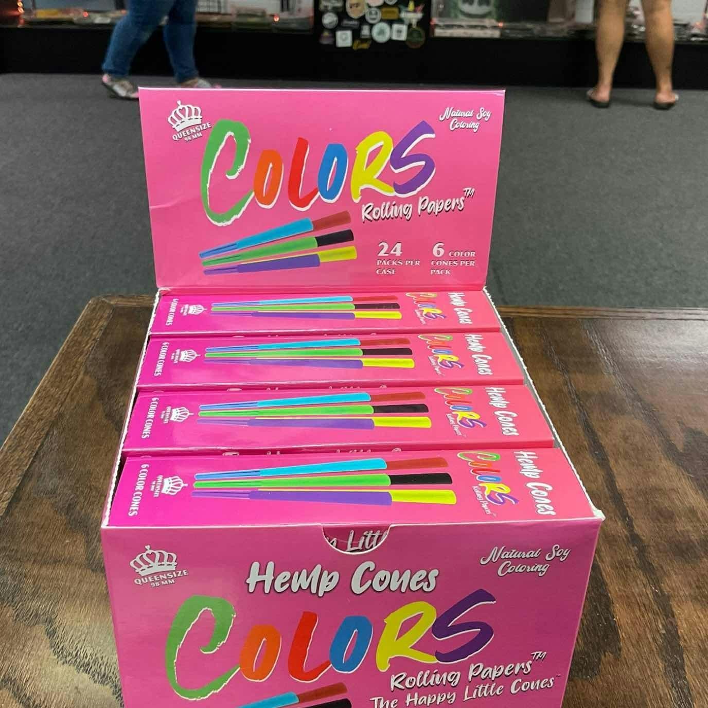 colors hemp cones