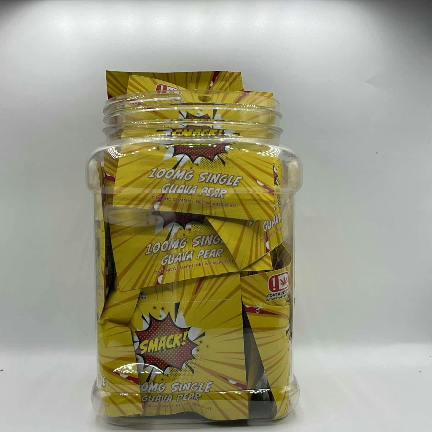 Smack 100mg THC Single Guava Pear Gummy 1ct